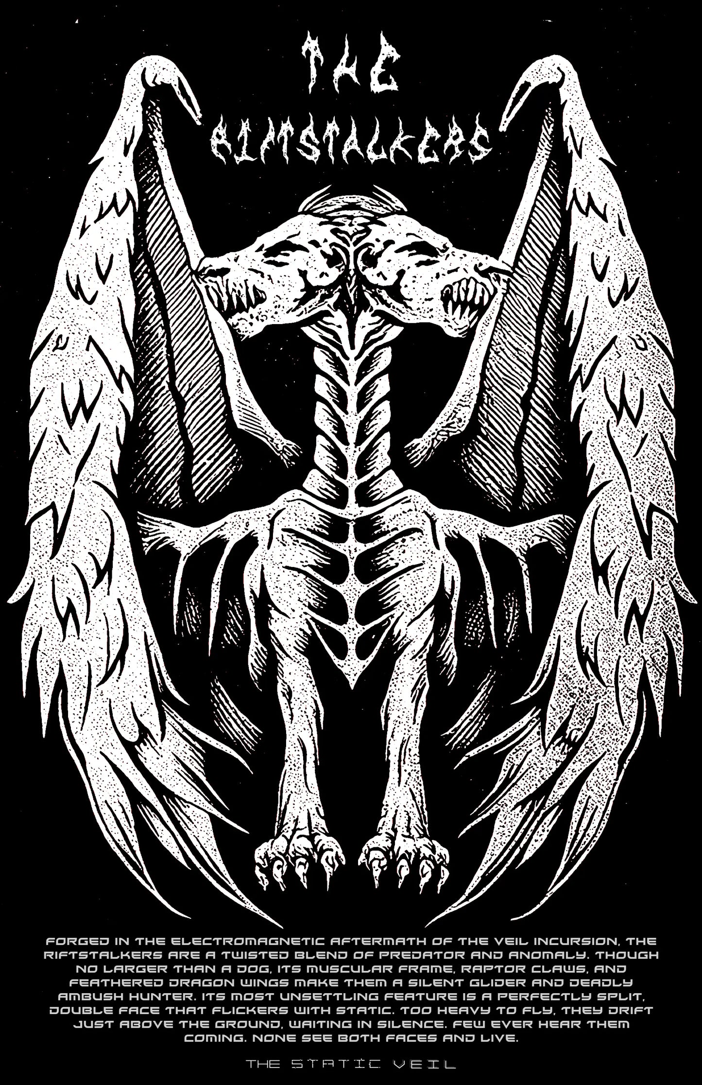 The Riftstalkers - The Static Veil Poster - The Static Veil