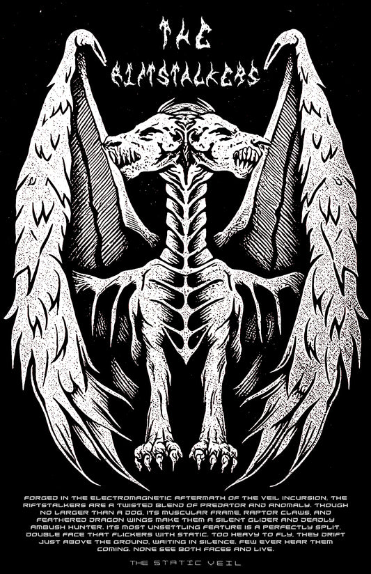 The Riftstalkers - The Static Veil Poster - The Static Veil