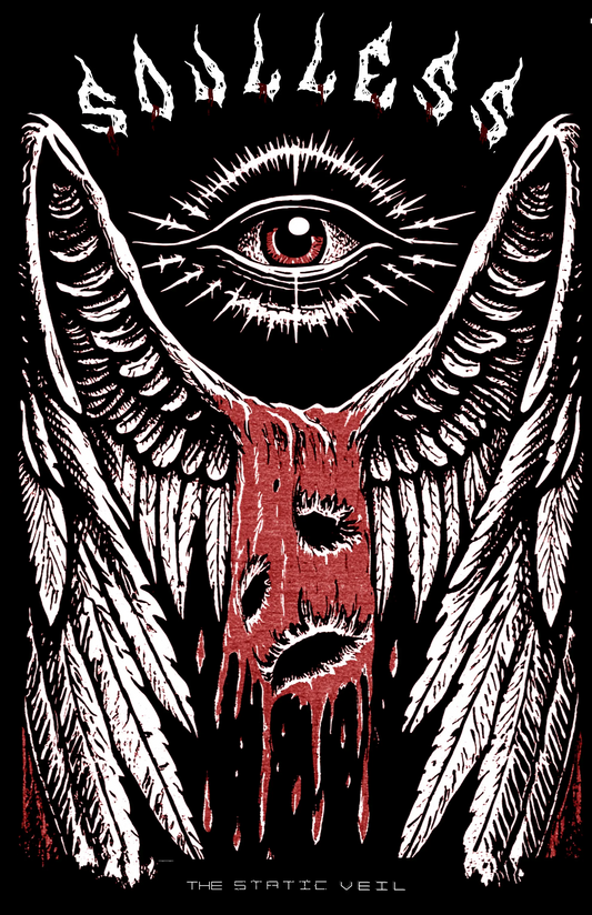 SOULESS - Angel Eye Horror Poster - The Static Veil
