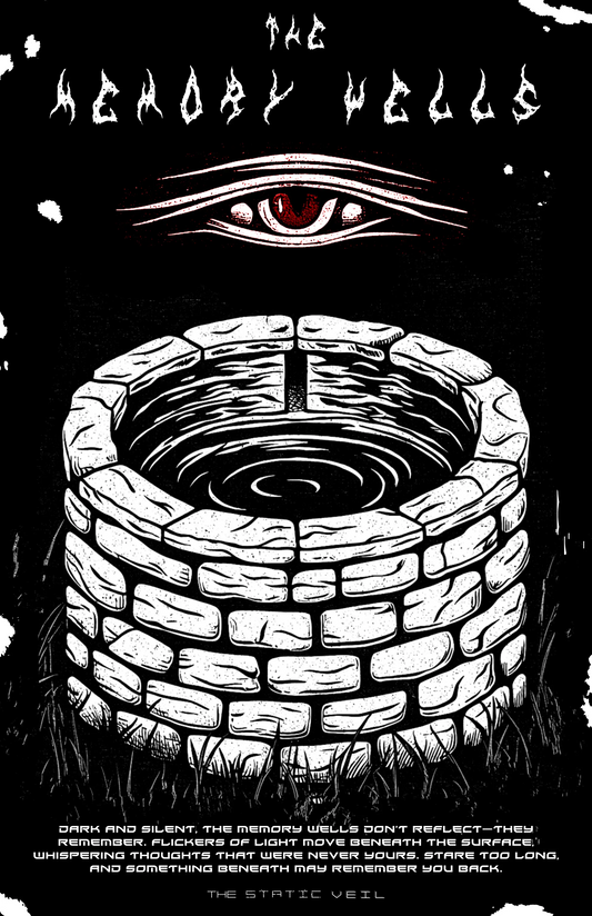 The Memory Wells - The Static Veil Poster - The Static Veil