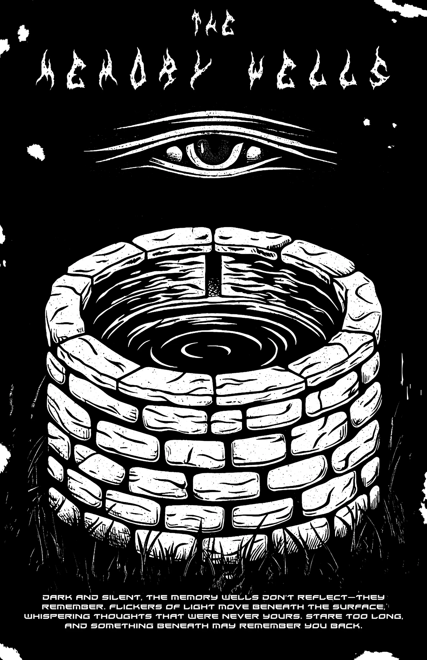 The Memory Wells - The Static Veil Poster - The Static Veil