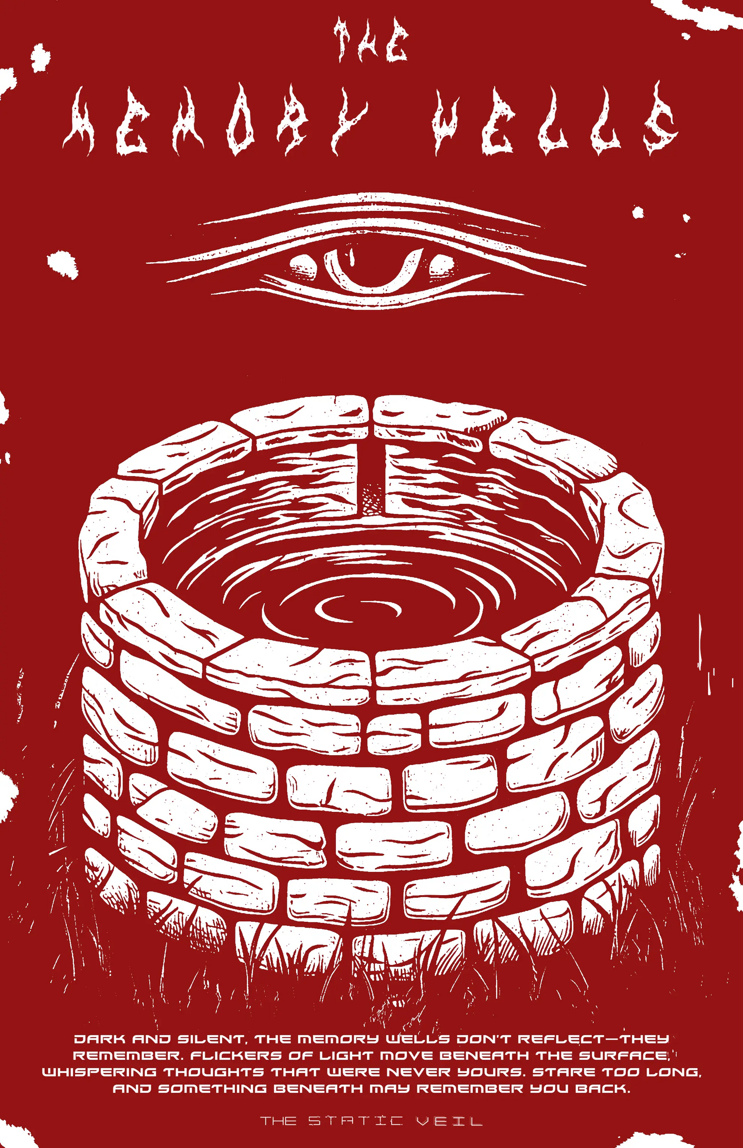 The Memory Wells - The Static Veil Poster - The Static Veil