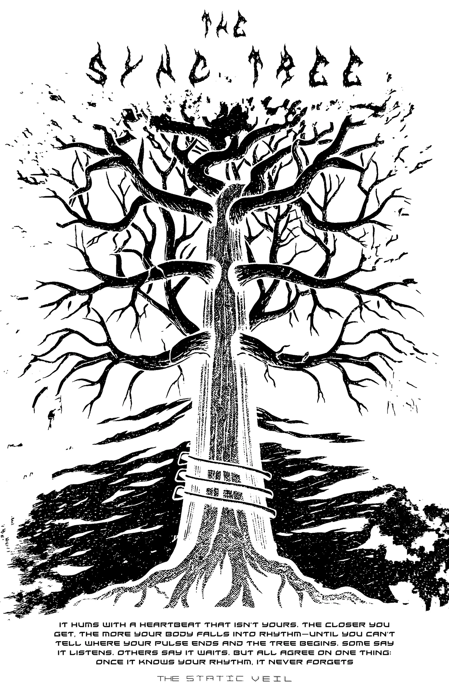 The Sync Tree - The Static Veil Poster - The Static Veil