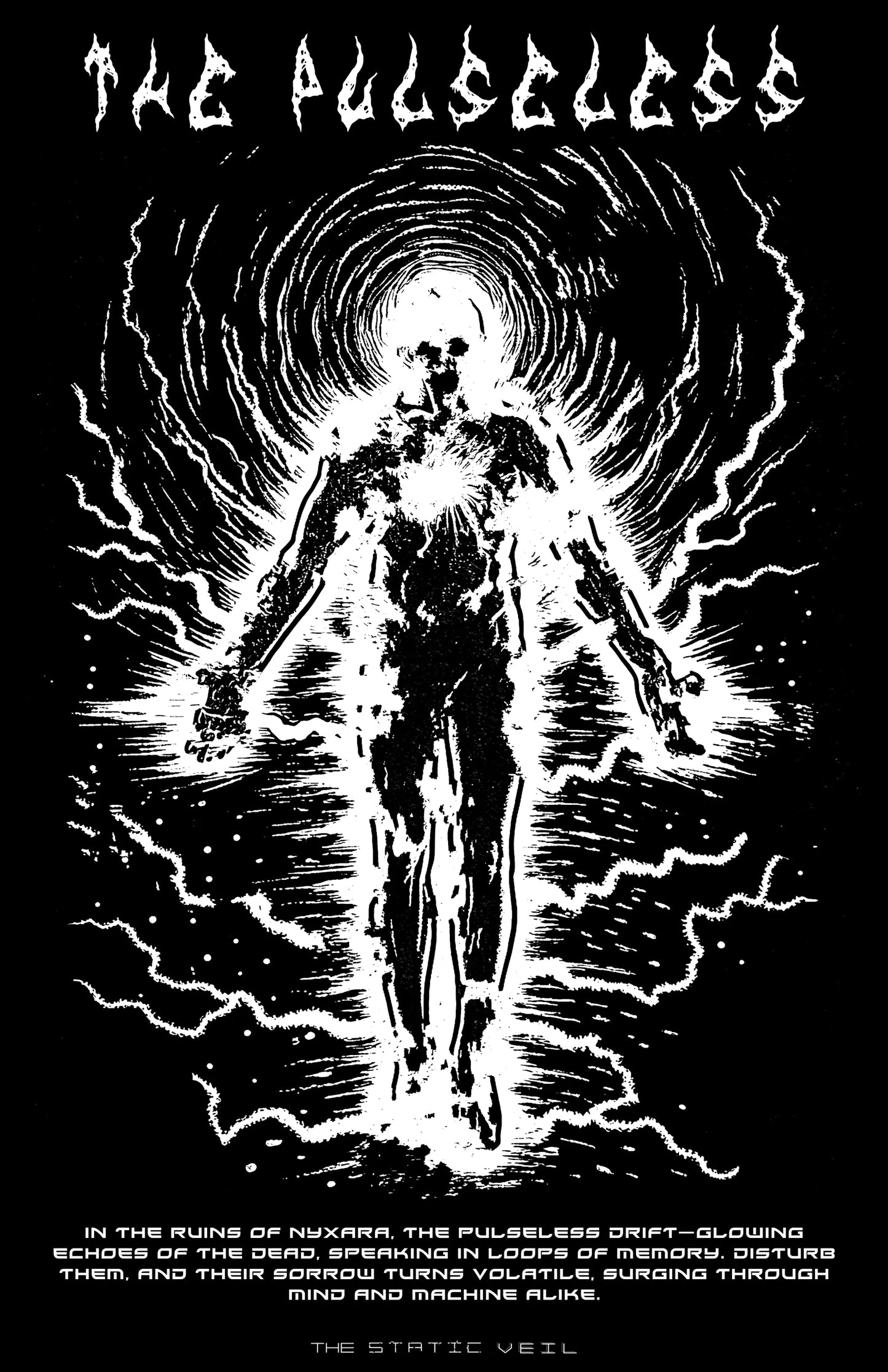 The Pulseless - The Static Veil Poster - The Static Veil