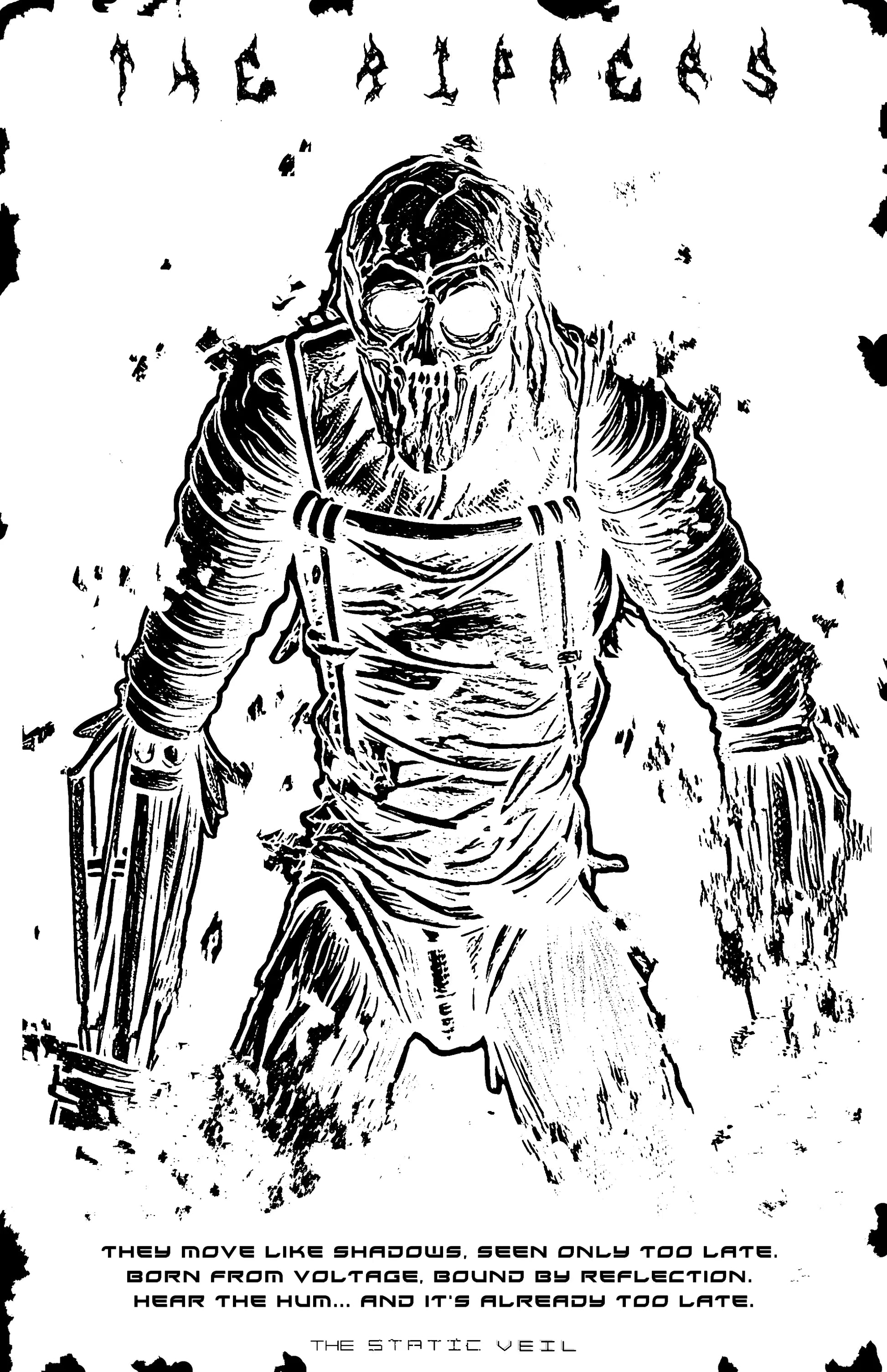 The Rippers - The Static Veil Poster - The Static Veil