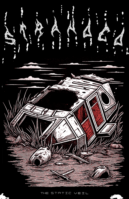 STRANDED - Paleflower Gothic Poster - The Static Veil