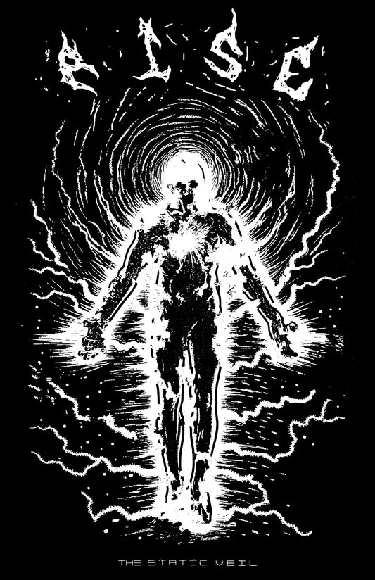 RISE - Pulseless Horror Poster - The Static Veil