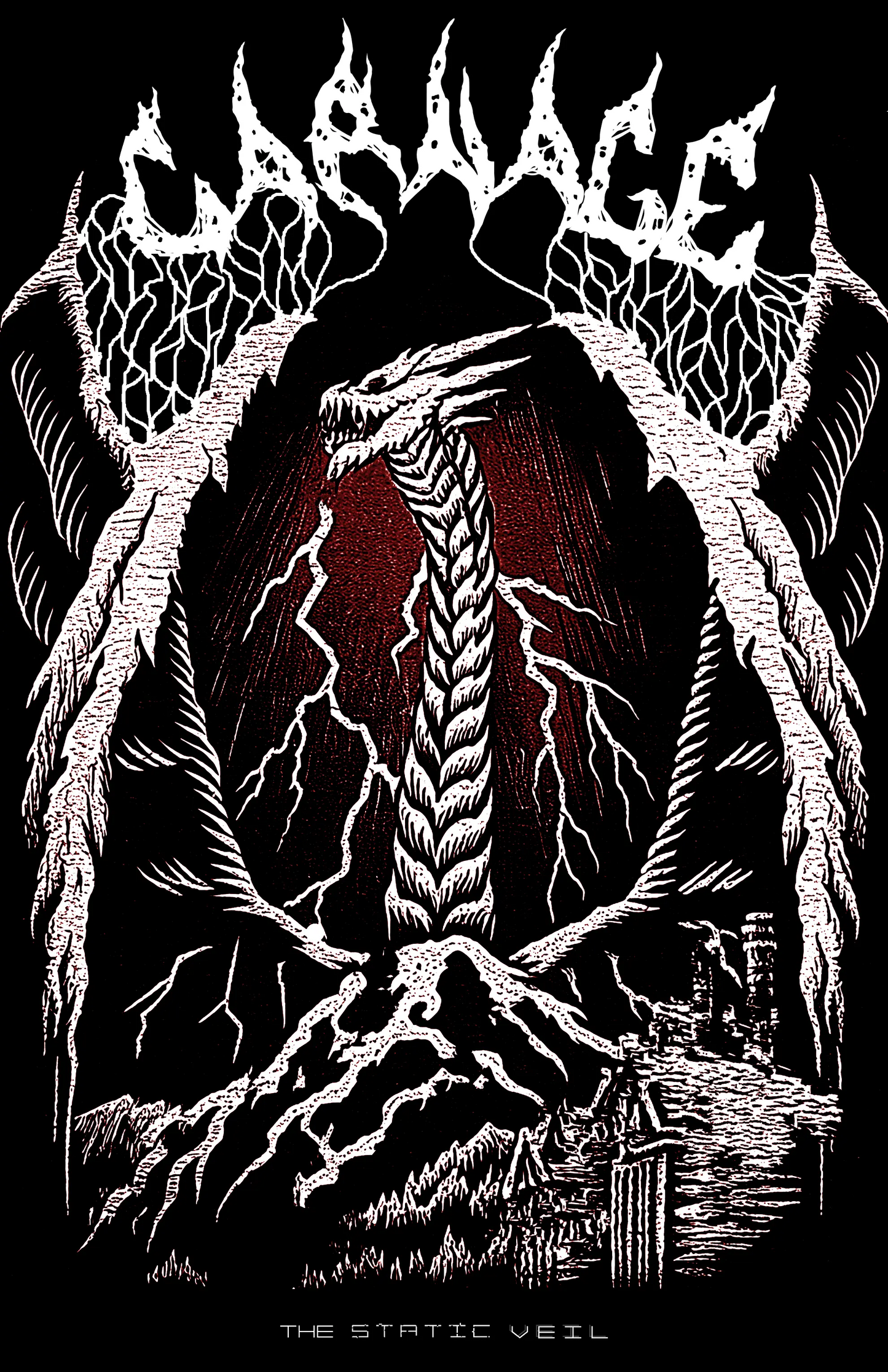 CARNAGE - Veiliks Gothic Horror Poster - The Static Veil