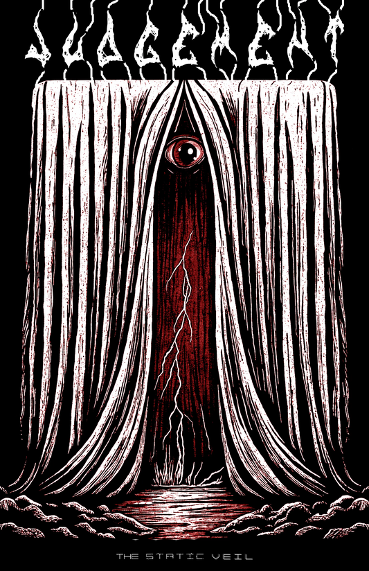 JUDGEMENT - Eye of the Veil Horror Poster - The Static Veil