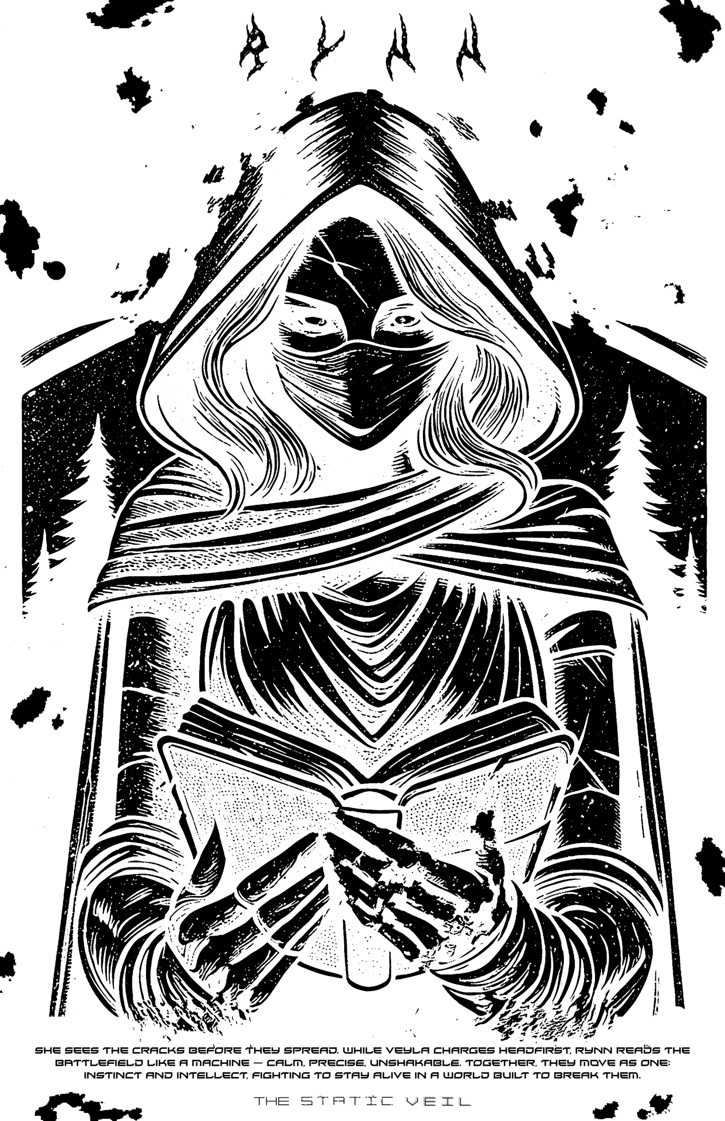 Rynn - The Static Veil Poster - The Static Veil