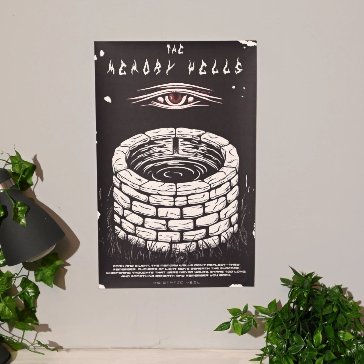 The Memory Wells - The Static Veil Poster - The Static Veil