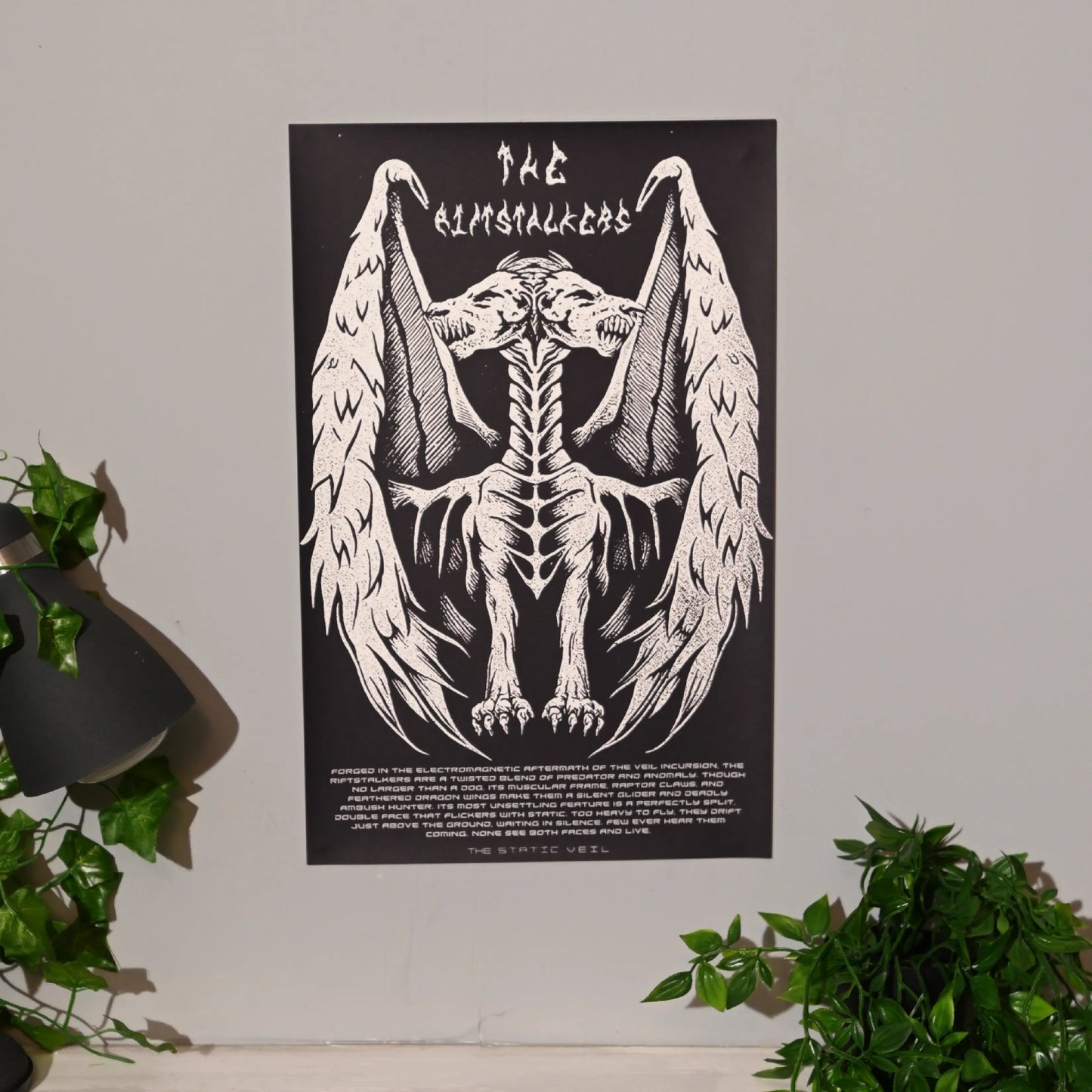 The Riftstalkers - The Static Veil Poster - The Static Veil