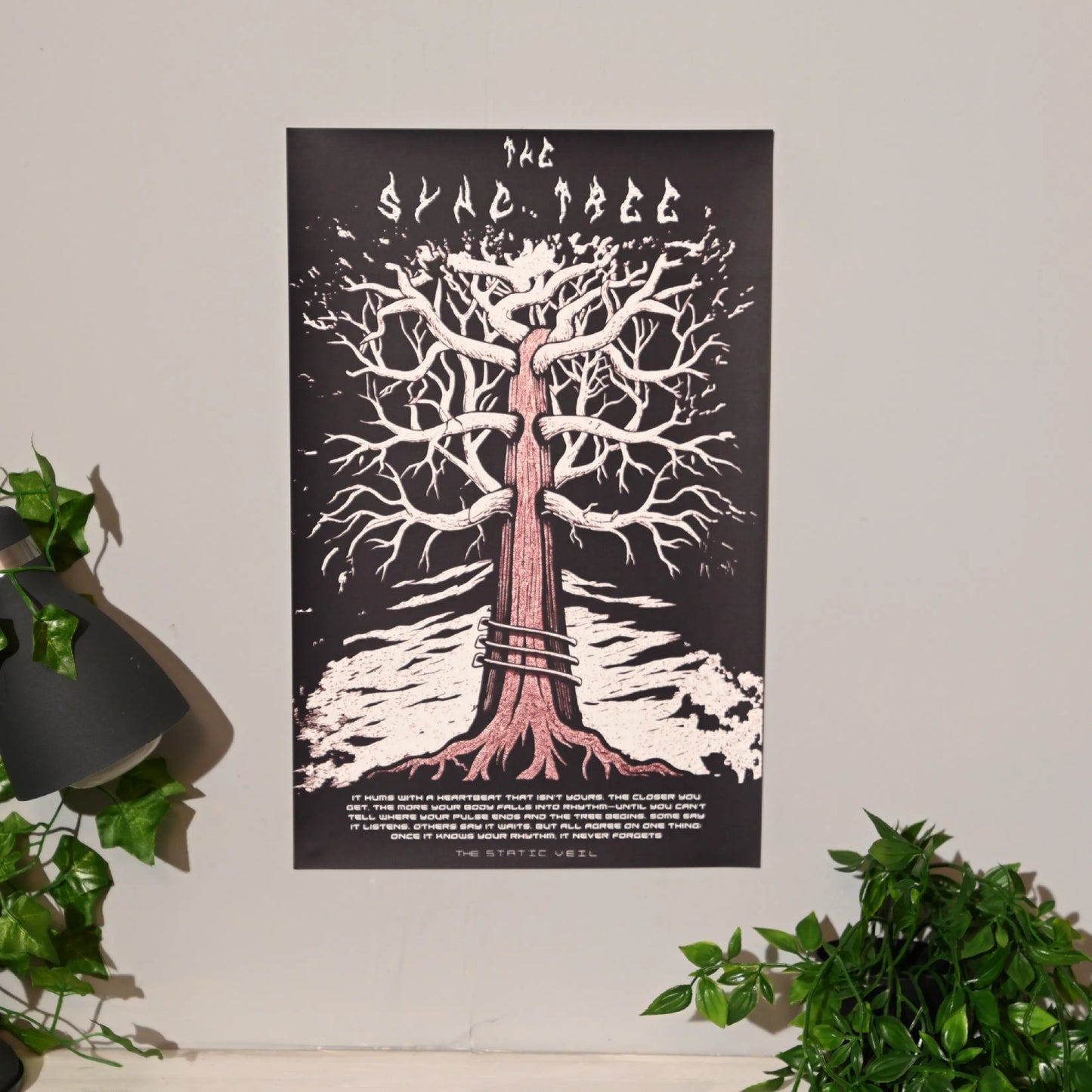 The Sync Tree - The Static Veil Poster - The Static Veil