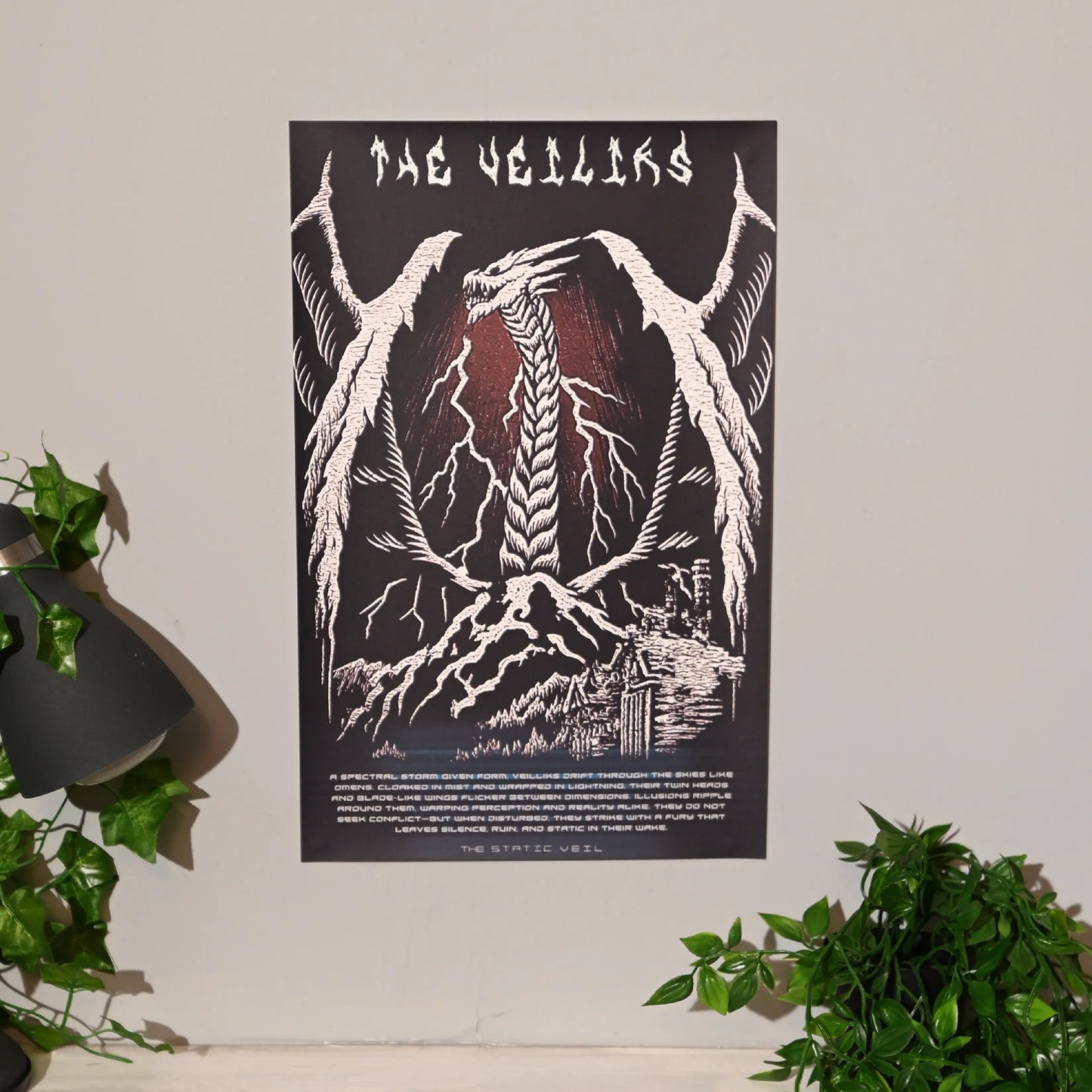 The Veiliks - The Static Veil Poster - The Static Veil