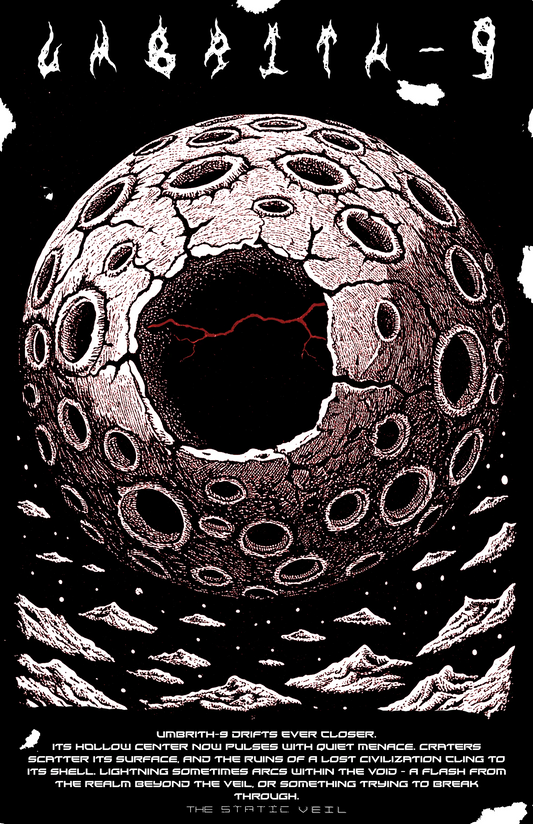 Umbrith-9 - The Static Veil Poster - The Static Veil