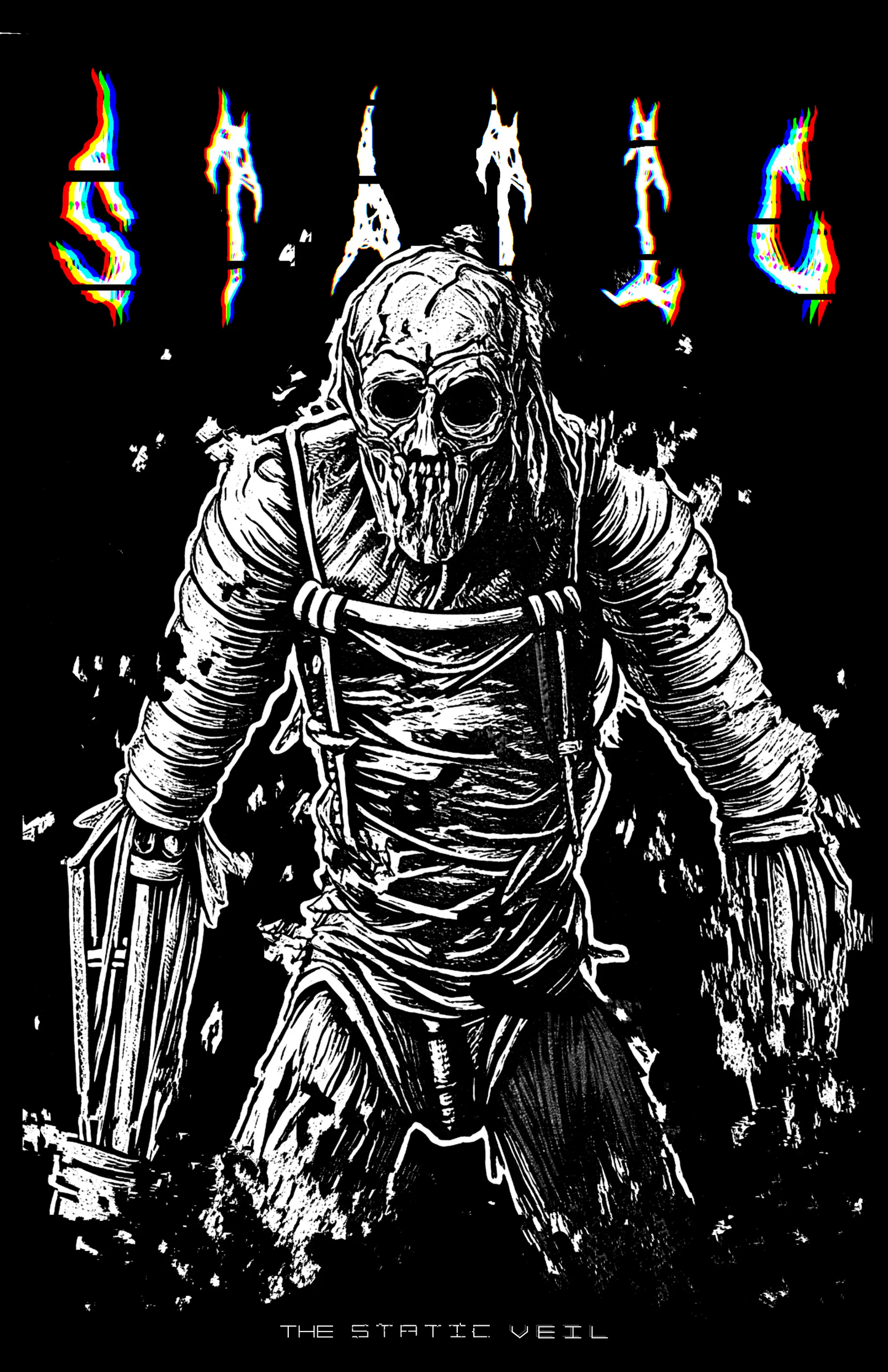 STATIC - Ripper Horror Poster - The Static Veil