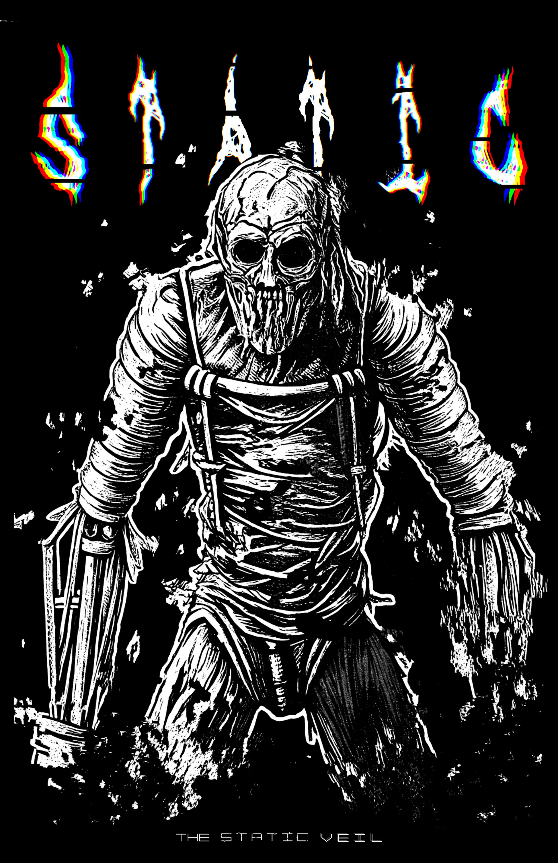 STATIC - Ripper Horror Poster - The Static Veil
