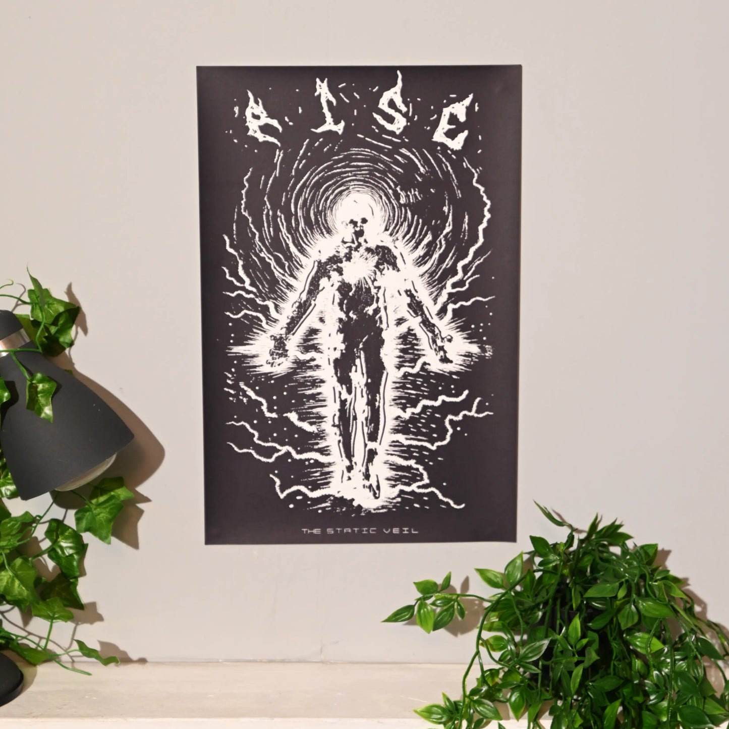 RISE - Pulseless Horror Poster - The Static Veil