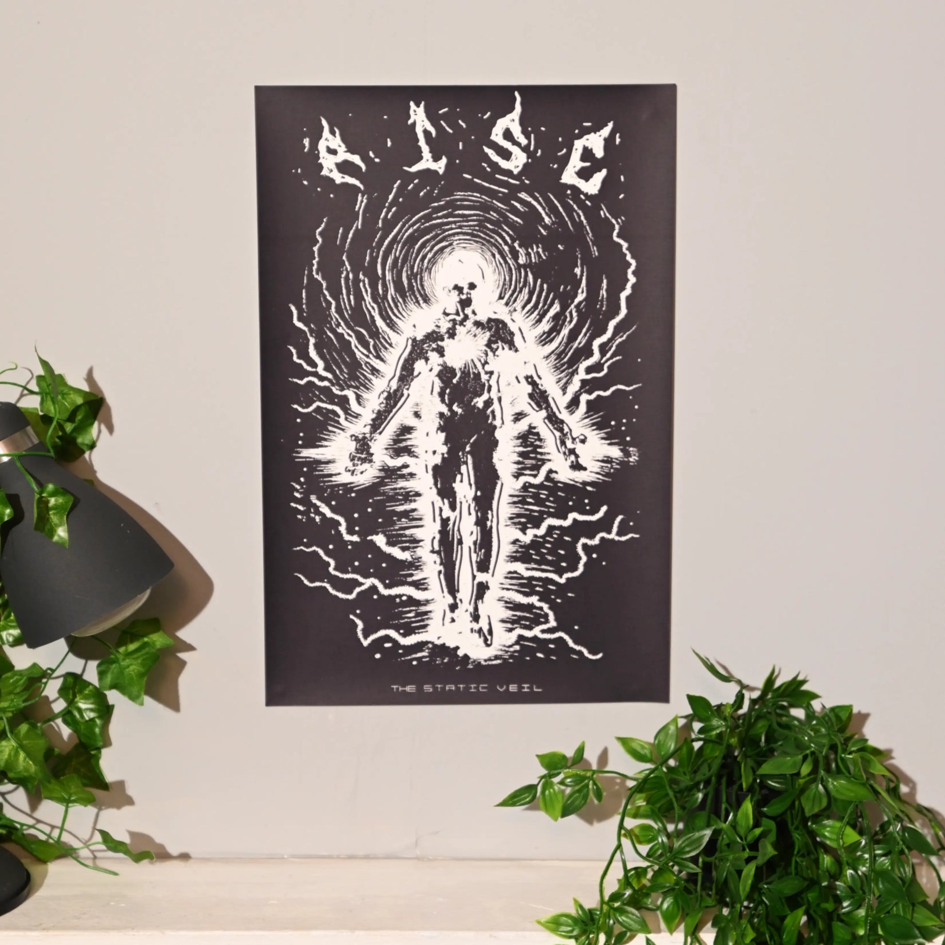 RISE - Pulseless Horror Poster - The Static Veil