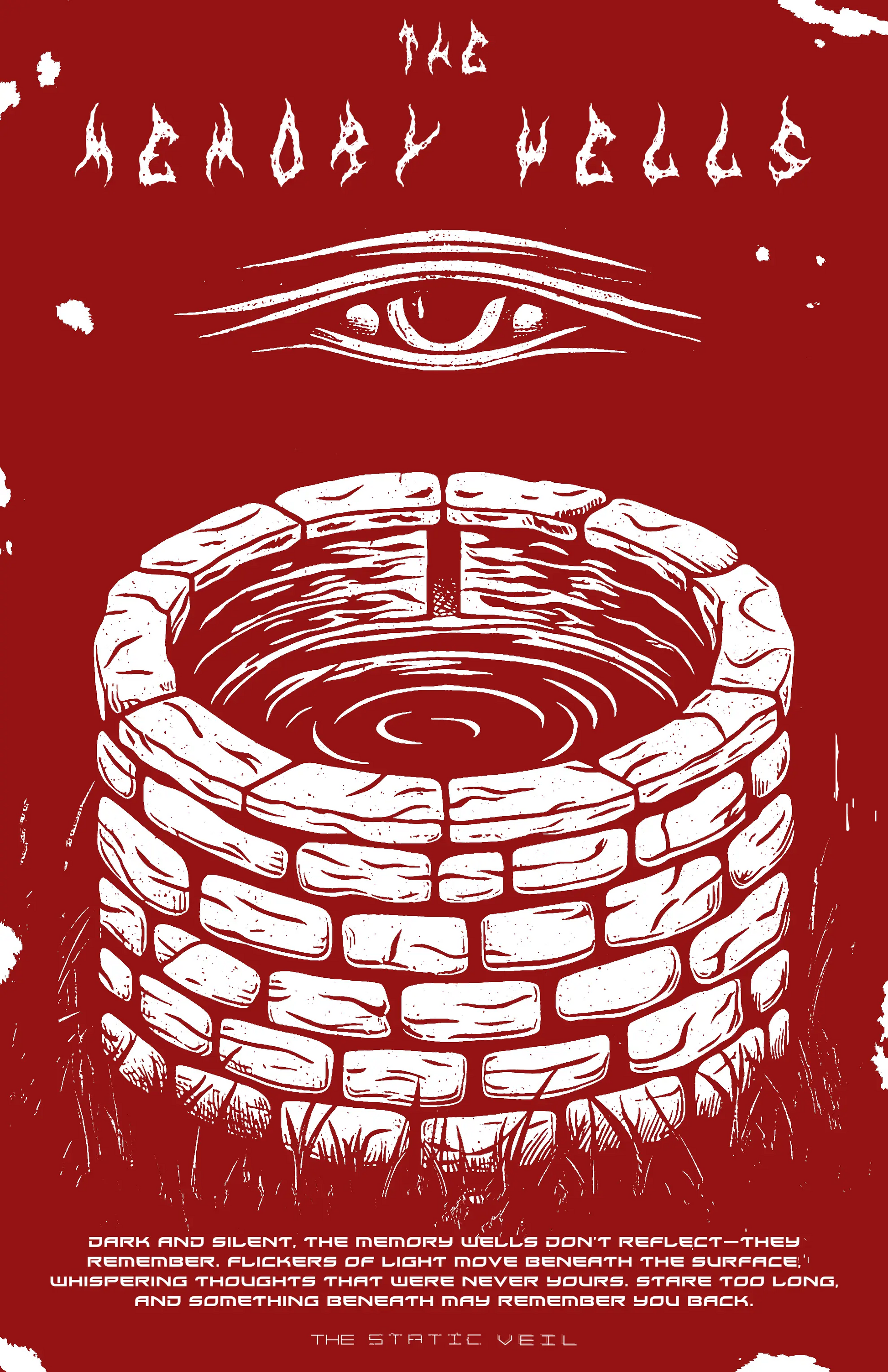 The Memory Wells - The Static Veil Poster - The Static Veil