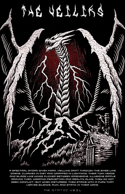 The Veiliks - The Static Veil Poster - The Static Veil