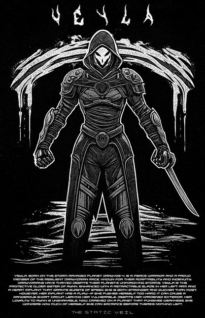 Veyla - The Static Veil Poster - The Static Veil