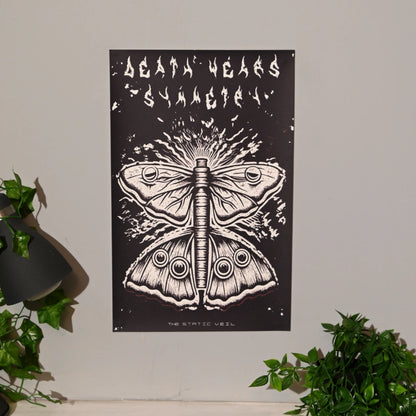 DEATH WEARS SYMMETRY - Sparklings Gothic Poster - The Static Veil