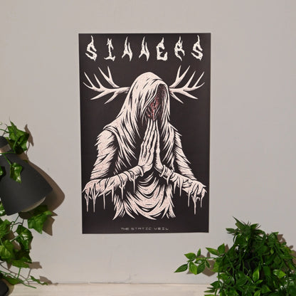 SINNERS - Antlered Horror Art Print - The Static Veil