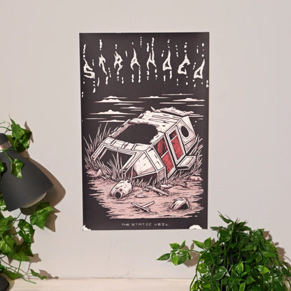 STRANDED - Paleflower Gothic Poster - The Static Veil