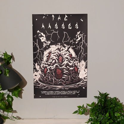 The Masses - The Static Veil Poster - The Static Veil