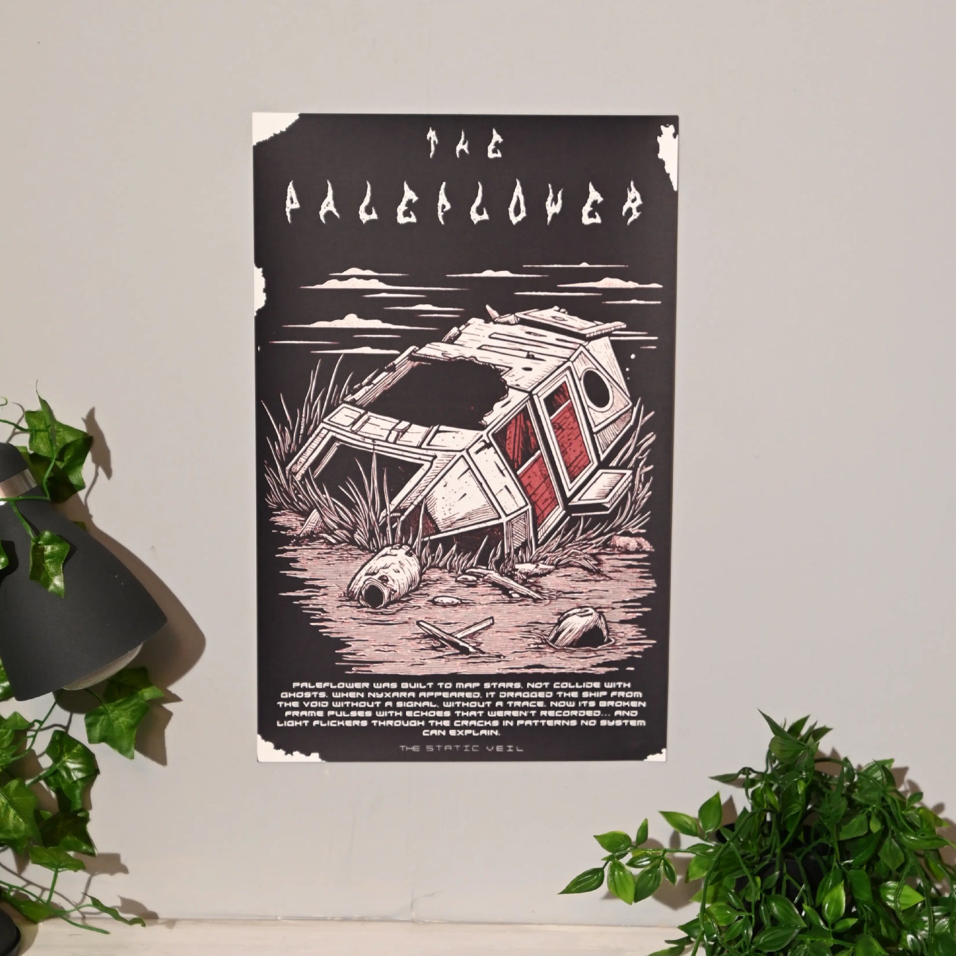 The Paleflower - The Static Veil Poster - The Static Veil