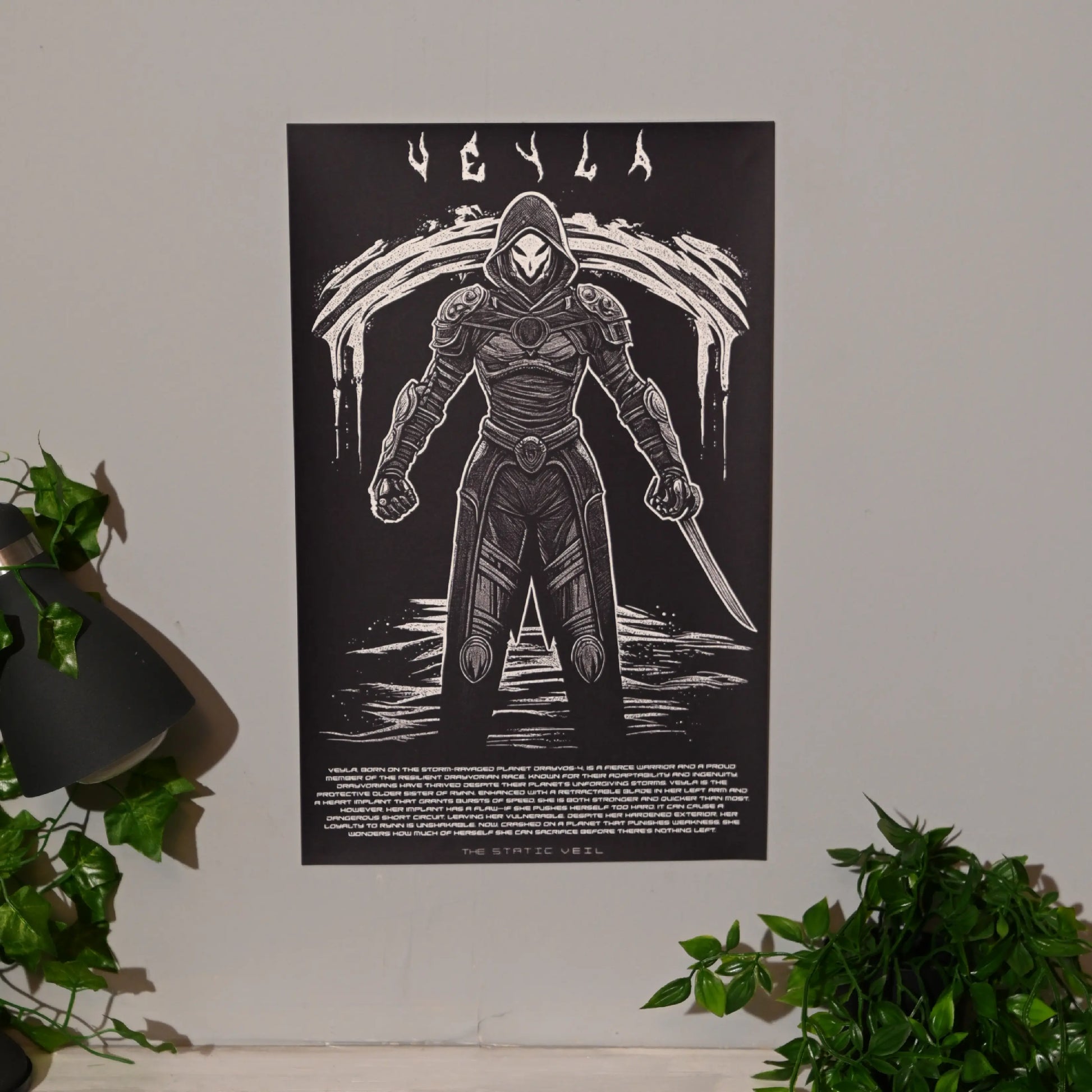 Veyla - The Static Veil Poster - The Static Veil