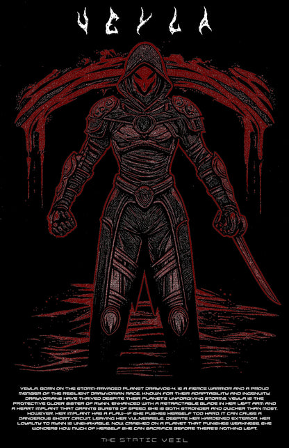 Veyla - The Static Veil Poster - The Static Veil